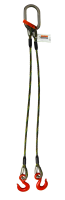 1.5"x15FT 6X37 IWRC 2-LEG O